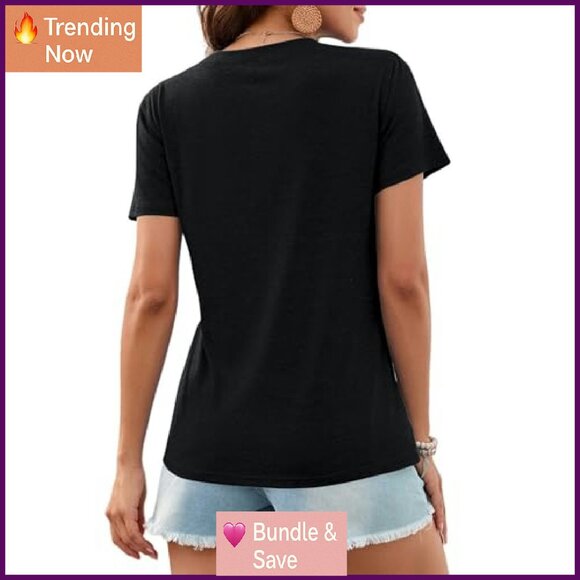 Vintage Rock Band Tee Women's Cotton Blend Graphic T-Shirt Casual Short Sleeve - Picture 6 of 7